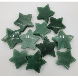 Etoiles en Aventurine verte