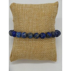 Bracelet en Lapis-Lazuli -8 mm- La communication